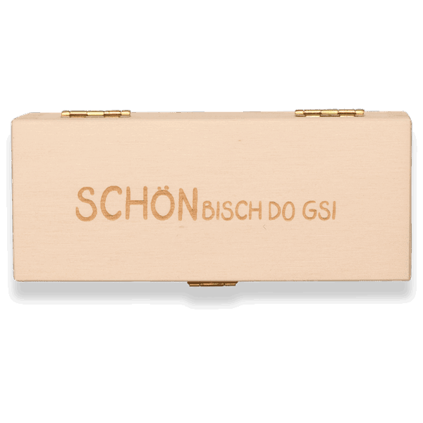 Schön bisch do gsi - 3er Truffes Holzkiste – Bild 2